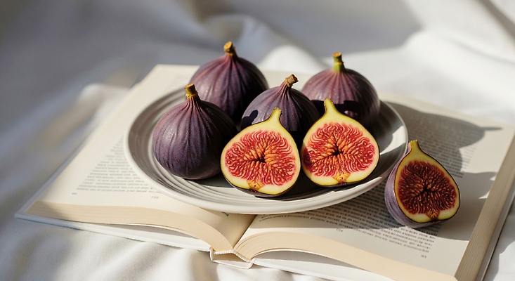 JPG 편집이미지 접시 음식 과일 자연 식탁 건강 책 여름 햇빛 신선 맛 조화 무화과 혜택 편집실사 AI포토 AI콘텐츠 식기 계절 컨셉 탁자 태양 CG 생태계 파일형식