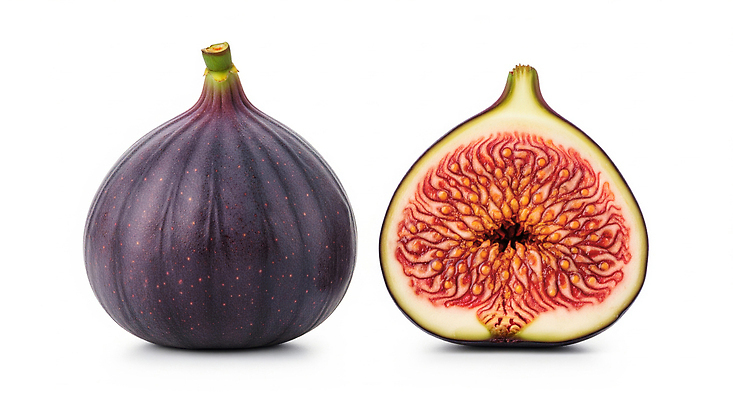 JPG 편집이미지 음식 과일 자연 단면 건강 보라색 식사 신선 맛 질감 무화과 편집실사 AI포토 AI콘텐츠 영양군 컬러 컨셉 경상북도 CG 생태계 파일형식