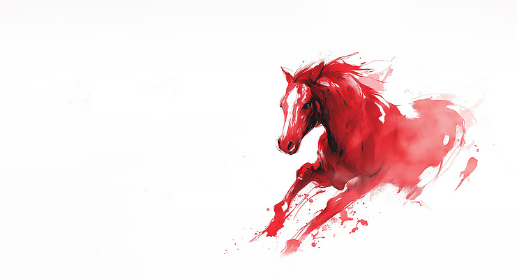 JPG 동물 예술 모래 백그라운드 일러스트 자연 생명 풍경 빨간색 달리기 운동 힘 사막 자유 표현 말_게임 속도 비율 뷰티풀 창의성 국내일러스트 병오년 붉은말 AI일러스트 AI콘텐츠 컬러 컨셉 모션 건강 말_동물 생태계 파일형식 2026년