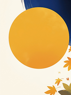 JPG 계절 공원 컬러 잎 일러스트 자연 휴식 나뭇잎 따뜻함 풍경 노란색 보름달 가을 변화 떨어짐 조화 뷰티풀 국내일러스트 AI일러스트 AI콘텐츠 식물 공공시설 컨셉 달 생태계 파일형식