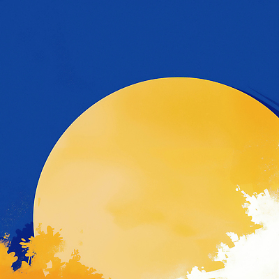 JPG 구름 예술 컬러 하늘색 일러스트 자연 하늘 날씨 따뜻함 풍경 파란색 노란색 평화 보름달 대기 뷰티풀 국내일러스트 AI일러스트 AI콘텐츠 자연요소 컨셉 달 생태계 파일형식