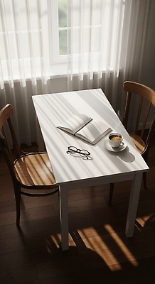 JPG 편집이미지 커피 의자 창문 탁자 실내 그림자 책 독서 햇빛 공간 카페 편안함 오후 차분 편집실사 AI포토 AI콘텐츠 음료 가구 컨셉 내부 태양 상점 감각 CG 파일형식