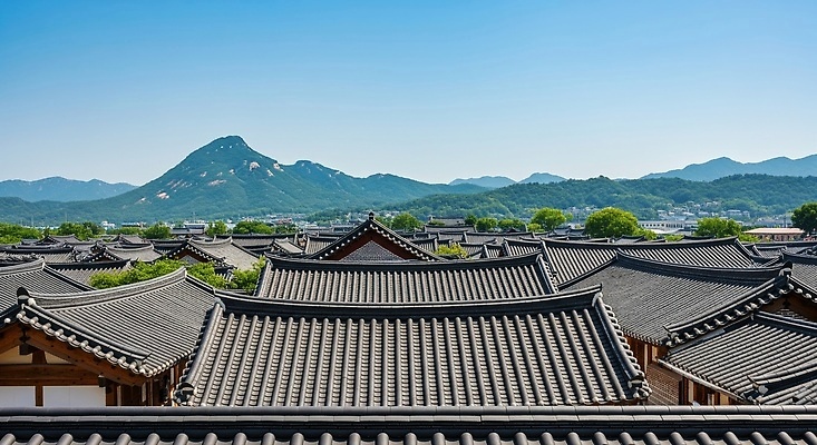 JPG 편집이미지 고건축 자연 하늘 지붕 산 한국 풍경 건물 고요 문화재 역사 뷰티풀 정선 편집실사 AI포토 AI콘텐츠 건축물 아시아 CG 생태계 강원도 파일형식