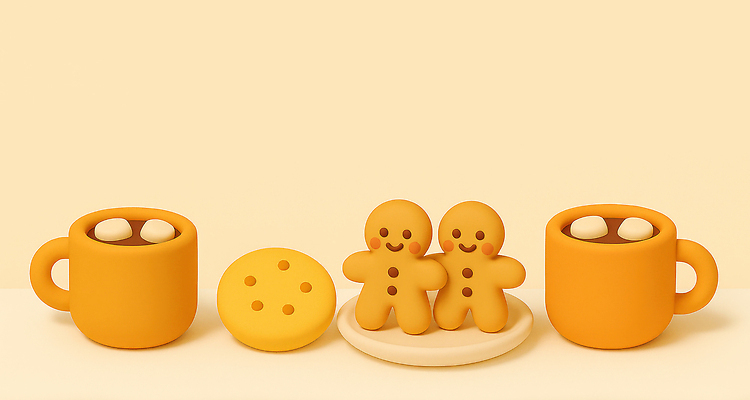 JPG 편집이미지 음식 크리스마스 겨울 디저트 따뜻함 쿠키 카페 머그컵 달콤 편안함 코코아 마시멜로우 홈메이드 진저쿠키 편집3D AI컴퓨터그래픽 AI콘텐츠 계절 기념일 음료 컵 3D 상점 감각 맛 만들기 파일형식