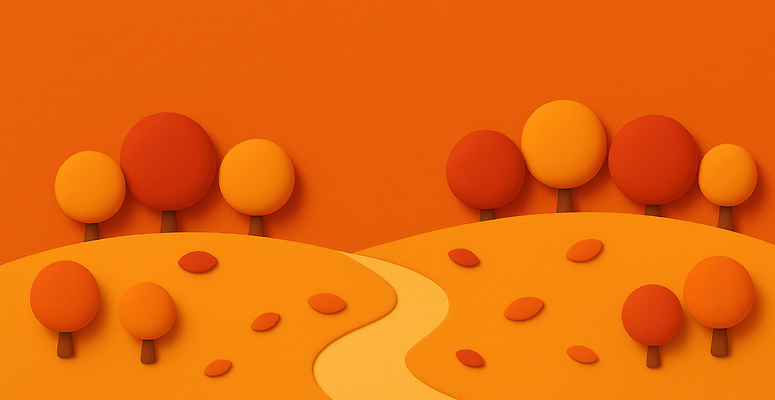 JPG 나무 편집이미지 컬러 낙엽 자연 따뜻함 풍경 산책로 가을 언덕 부드러움 조화 뷰티풀 색감 차분 편집3D AI컴퓨터그래픽 AI콘텐츠 식물 계절 길 컨셉 잎 3D 감각 생태계 파일형식