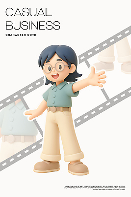 PSD 편집이미지 캐릭터 손 디자인 옷 백그라운드 패턴 비즈니스 표정 상반신 캐주얼 귀여움 조형 편집3D 컨셉 무늬 신체부위 3D 파일형식