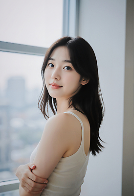 JPG 편집이미지 헤어스타일 여자 패션 얼굴 미소 일상 청춘 뷰티 귀여움 도심 편안함 창가 긍정적 의료성형뷰티 편집실사 AI인물포토 AI콘텐츠 감정 컨셉 창문 표정 사람 라이프 신체부위 도시 감각 CG 파일형식 AI포토