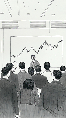 JPG 일러스트 비즈니스 회의 설명 경제 유행 자료 정보 성장 발표 시장 주식 강의 집중 분석 투자 전략 경영 서류판 네트워킹 국내일러스트 AI일러스트 AI콘텐츠 컨셉 모션 금융 사무용품 네트워크 파일형식