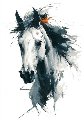 JPG 동물 감정 예술 컬러 포즈 일러스트 자연 수채화 표현 말_게임 우아함 작가 묘사 그림 갈기 초상화 강렬 뷰티풀 창작 국내일러스트 병오년 AI일러스트 AI콘텐츠 직업 컨셉 생태계 파일형식 2026년