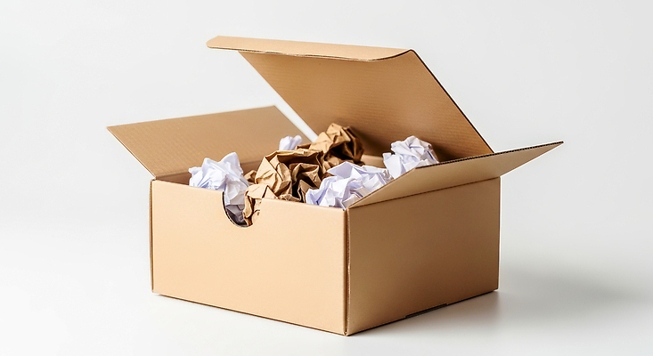 JPG 편집이미지 종이 백그라운드 포장 상자 갈색 청결 재활용 흰색 배송 오브젝트 정리 구김 포장재료 편집실사 AI포토 AI콘텐츠 컬러 모션 위생 CG 친환경 파일형식