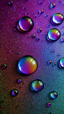 JPG 편집이미지 컬러 패턴 자연 유리 표면 조명 물 파란색 빛 반사 보라색 물방울 광택 뷰티풀 디테일 편집실사 AI포토 AI콘텐츠 자연요소 무늬 재질 CG 생태계 파일형식