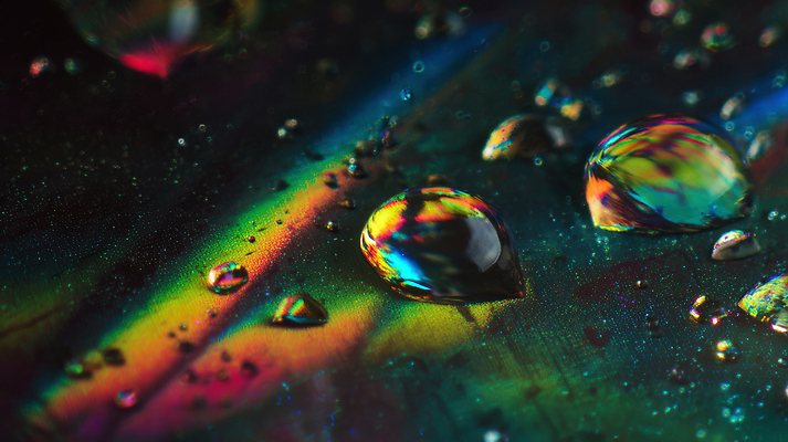 JPG 편집이미지 예술 컬러 백그라운드 표면 추상 빛 반사 촬영 물방울 광택 조화 뷰티풀 색채 편집실사 AI포토 AI콘텐츠 무늬 CG 파일형식