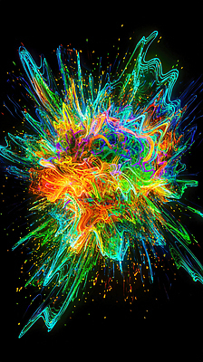 JPG 모양 편집이미지 디자인 컬러 과학 패턴 자연 추상 빛 에너지 화려 폭발 그림 창의성 이미지편집 AI컴퓨터그래픽 AI콘텐츠 컨셉 무늬 생태계 파일형식