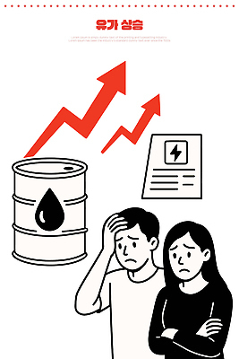 여자 남자 일러스트 그래프 경제 자료 교양 뉴스 소식 시장 석유 가격 불안 고객 걱정 투자 상승 현상 국내일러스트 AI파일 감정 컨셉 비즈니스 사람 파일형식 벡터