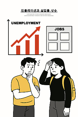직업 일러스트 통계 그래프 직장 대화 여러명 생활 경제 구직 사회 변화 불안 고민 기회 상승 일자리 현상 국내일러스트 AI파일 감정 다수 컨셉 회사 비즈니스 말하기 사람 공동체 파일형식 벡터