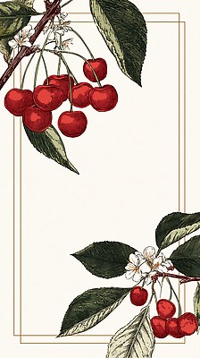 JPG 식물 디자인 열매 꽃 화초 컬러 잎 과일 일러스트 자연 생명 미술 그래픽 농장 봄 수확 나뭇가지 체리 과수원 국내일러스트 AI일러스트 AI콘텐츠 나무 계절 농업 문화예술 생태계 파일형식