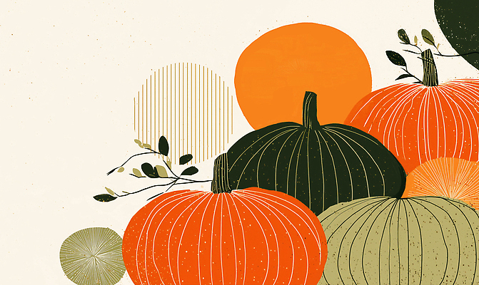 JPG 모양 식물 디자인 예술 컬러 백그라운드 패턴 일러스트 자연 호박 장식 초록색 농작물 수확 가을 원형 크기 질감 색감 국내일러스트 AI일러스트 AI콘텐츠 도형 계절 무늬 농업 채소 생태계 파일형식