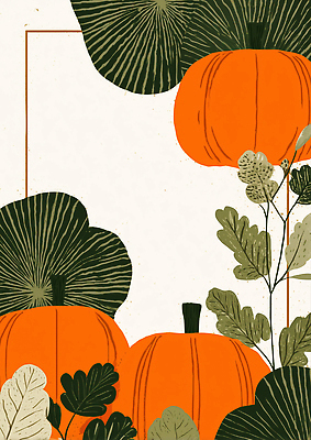 JPG 식물 컬러 잎 일러스트 자연 생명 호박 풍경 일상 장식 초록색 여름 농작물 정원 수확 가을 변화 조화 뷰티풀 국내일러스트 AI일러스트 AI콘텐츠 계절 컨셉 농업 채소 라이프 생태계 파일형식