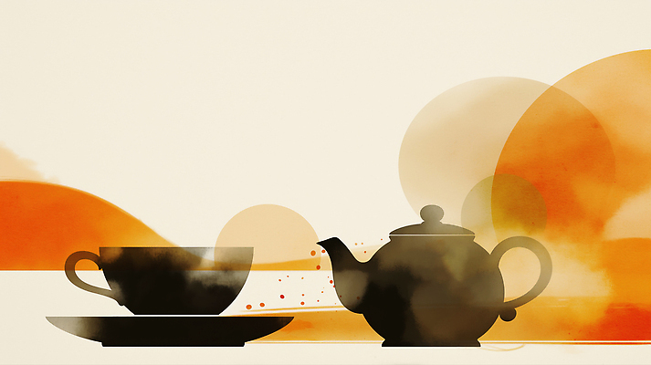 JPG 디자인 감정 여유 음료 예술 컬러 일러스트 탁자 아침 따뜻함 평화 우아함 차 저녁 찻잔 소재 뷰티풀 순간 국내일러스트 AI일러스트 AI콘텐츠 주간 가구 컨셉 잔 야간 파일형식