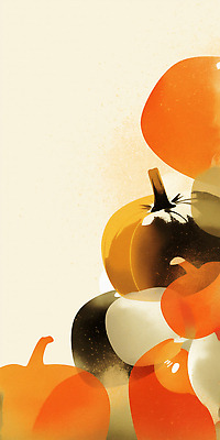 JPG 디자인 계절 컬러 패턴 과일 일러스트 자연 호박 따뜻함 추수 표현 분위기 배열 그림 질감 감성 조화 풍요 국내일러스트 AI일러스트 AI콘텐츠 컨셉 무늬 농업 채소 생태계 파일형식