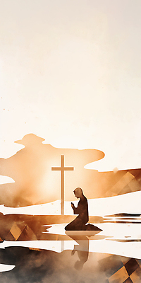 JPG 종교 상징 십자가 일러스트 자연 하늘 평화 고요 기도 영혼 조화 뷰티풀 순간 영감 국내일러스트 AI일러스트 AI콘텐츠 컨셉 생태계 파일형식