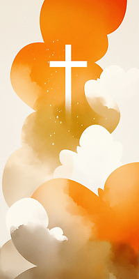 JPG 구름 디자인 기독교 예술 백그라운드 십자가 일러스트 자연 하늘 추상 장식 평화 고요 분위기 신비 심플 신성 조화 뷰티풀 색감 국내일러스트 AI일러스트 AI콘텐츠 자연요소 종교 컨셉 무늬 생태계 파일형식