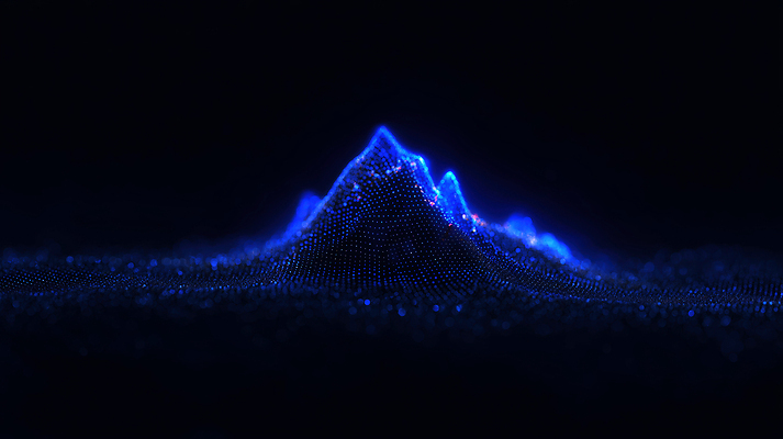 JPG 모양 편집이미지 백그라운드 산 형상 그래픽 빛 우주 디지털 공간 입자 크기 신비 유혹 이미지편집 AI컴퓨터그래픽 AI콘텐츠 컨셉 파일형식