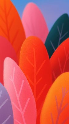 JPG 모양 식물 편집이미지 디자인 예술 컬러 백그라운드 잎 패턴 자연 생명 컬러풀 감각 조화 온기 이미지편집 AI컴퓨터그래픽 AI콘텐츠 무늬 생태계 파일형식