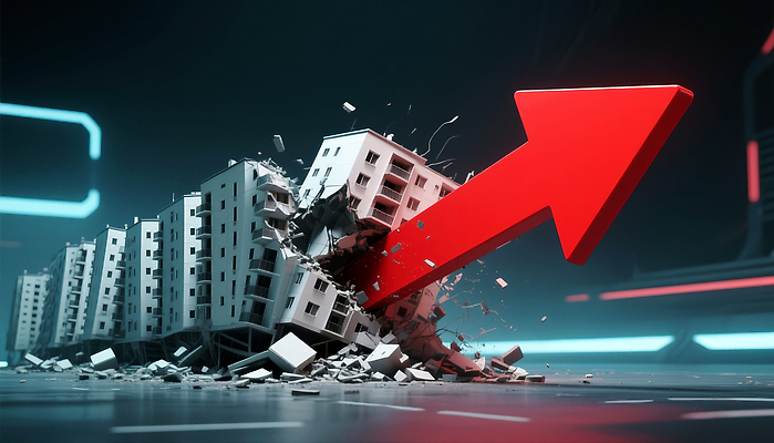 JPG 편집이미지 디자인 화살표 백그라운드 미래 건물 유행 손상 에너지 도시 구조물 상승 붕괴 현상 이미지편집 AI컴퓨터그래픽 AI콘텐츠 건축물 건축 컨셉 파일형식