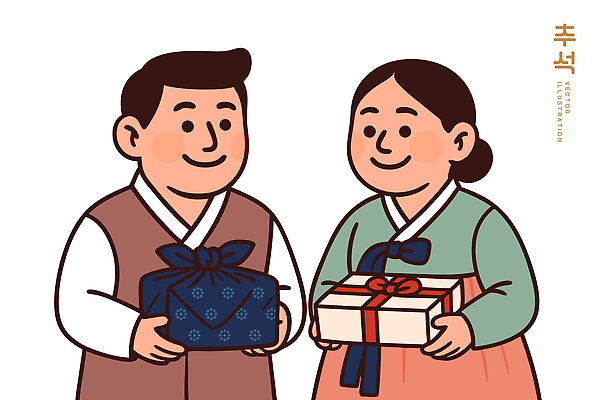 전통 옷 명절 기념일 문화 한식 일러스트 가족 한국 선물 웃음 사람 이벤트 친구 추석 기쁨 거래 축하 한복 즐거움 국내일러스트 AI파일 한국전통 감정 아시아 음식 컨셉 관계 표정 전통의상 파일형식 벡터