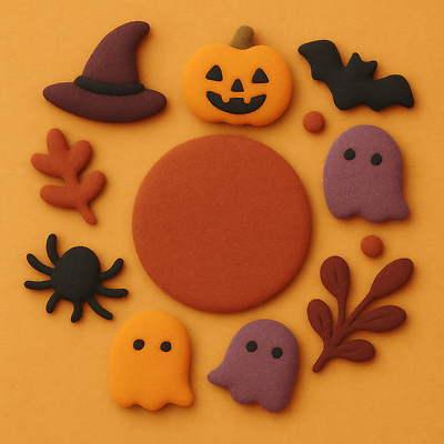 JPG 편집이미지 컬러 패턴 호박 장식 노란색 파티 축제 할로윈 가을 유령 박쥐 마녀모자 DIY 편집실사 AI컴퓨터그래픽 AI콘텐츠 모자_잡화 계절 무늬 채소 포유류 이벤트 취미 CG 파일형식