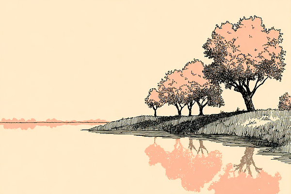 JPG 나무 공원 꽃 여유 분홍색 일러스트 자연 풍경 일상 여름 반짝임 강 크리스마스트리 반사 평화 맑음 일몰 강가 조용 국내일러스트 AI일러스트 AI콘텐츠 식물 계절 공공시설 감정 컬러 컨셉 크리스마스 모션 날씨 라이프 노을 생태계 파일형식