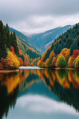 JPG 나무 편집이미지 호수 컬러 여행 자연 산 풍경 물 반사 평화 카메라 가을 숲 뷰티풀 이미지편집 AI포토 AI콘텐츠 자연요소 식물 계절 컨셉 전자제품 생태계 파일형식