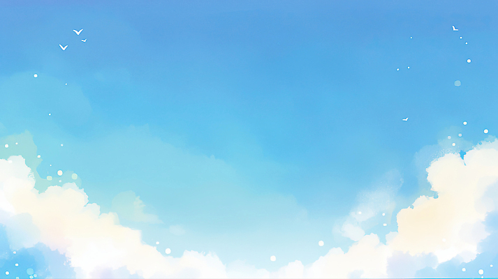 JPG 구름 계절 여유 하늘색 일러스트 자연 조류 하늘 날씨 풍경 파란색 평화 흰색 시원함 뷰티풀 솜사탕 국내일러스트 AI일러스트 AI콘텐츠 자연요소 동물 감정 컬러 컨셉 디저트 생태계 파일형식