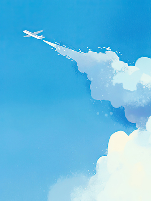 JPG 구름 예술 여행 하늘색 이동 일러스트 자연 하늘 날씨 비행기 풍경 일상 공중 파란색 기상 비행 연기 공항 국내일러스트 AI일러스트 AI콘텐츠 자연요소 컬러 컨셉 항공교통 교통시설 모션 대중교통 라이프 생태계 파일형식