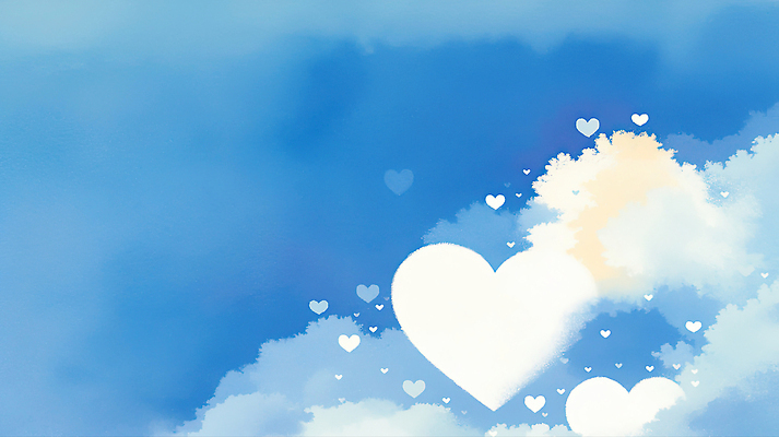 JPG 구름 일러스트 자연 하늘 사랑 풍경 평화 우주 꿈 하트 편안함 이별 부드러움 감성 뷰티풀 상상력 색감 창의성 국내일러스트 AI일러스트 AI콘텐츠 자연요소 모양 감정 컨셉 감각 생태계 파일형식