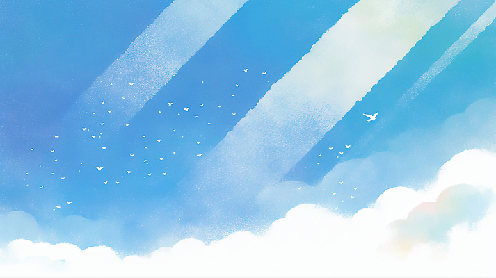 JPG 구름 여행 무지개 일러스트 자연 조류 하늘 바람 풍경 여름 파란색 햇빛 평화 우주 비행 님프 뷰티풀 국내일러스트 AI일러스트 AI콘텐츠 자연요소 동물 계절 컬러 컨셉 날씨 태양 생태계 파일형식