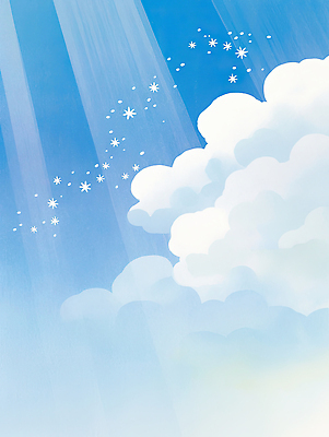 JPG 구름 별 여유 일러스트 자연 하늘 풍경 일상 빛 평화 깨끗함 맑음 고요 꿈 흰색 분위기 상쾌 마법 조화 뷰티풀 국내일러스트 AI일러스트 AI콘텐츠 자연요소 감정 컬러 컨셉 날씨 라이프 생태계 파일형식