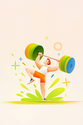 JPG 남자 스포츠 다이어트 일러스트 모션 실내 건강 그래픽 운동 헬스 힘 역기 몸무게 웨이트트레이닝 집중 연습 근력 스타일 국내일러스트 AI일러스트 AI콘텐츠 컨셉 사람 내부 파일형식