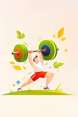 JPG 남자 꽃 스포츠 일러스트 모션 나뭇잎 건강 야외 일상 운동 헬스 힘 아령 몸무게 연습 열정 근력 국내일러스트 AI일러스트 AI콘텐츠 식물 감정 잎 사람 라이프 파일형식