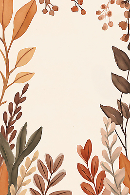 JPG 식물 디자인 예술 컬러 백그라운드 잎 패턴 일러스트 자연 수채화 따뜻함 그래픽 가을 균형 그림 부드러움 손그림 독창 국내일러스트 AI일러스트 AI콘텐츠 계절 무늬 감각 생태계 파일형식