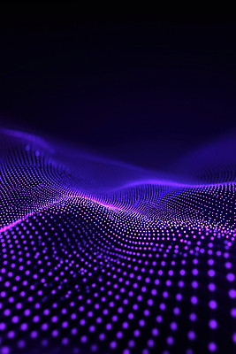 JPG 편집이미지 디자인 물결 예술 컬러 백그라운드 패턴 추상 그래픽 파란색 빛 디지털 보라색 흐름 점 이미지편집 AI컴퓨터그래픽 AI콘텐츠 컨셉 무늬 파일형식