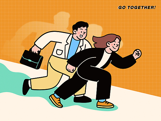 신발 일러스트 응원 모션 성공 협력 함께함 여러명 청년 일상 친구 달리기 손잡기 힘 성장 직장인 목표 긍정적 국내일러스트 AI파일 직업 감정 다수 컨셉 관계 사람 성인 라이프 파일형식 벡터