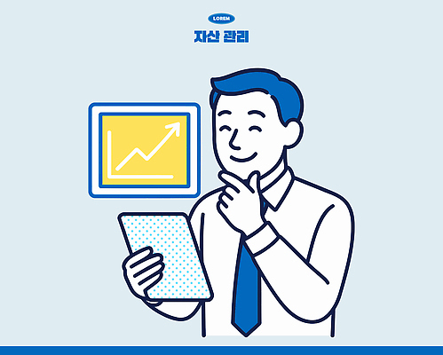 남자 일러스트 비즈니스 모션 성공 아이디어 직장 태블릿 성장 업무 결과 계획 집중 연습 전략 경영 목표설정 국내일러스트 AI파일 컨셉 회사 사람 전자제품 스마트기기 작업 파일형식 벡터