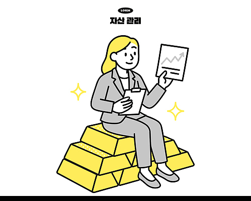 여자 돈 일러스트 비즈니스 회의 관리 금융 경제 정보 성장 재산 결과 계획 보고 분석 문서 투자 전략 전문 국내일러스트 AI파일 컨셉 사람 발표 파일형식 벡터