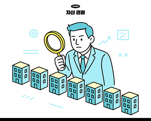 남자 일러스트 비즈니스 부동산 관리 건물 금융 성장 선택 전문직 계획 분석 투자 전략 평가 자산관리 경영 시장조사 정보수집 국내일러스트 AI파일 직업 건축물 컨셉 사람 경제 재산 수집 파일형식 벡터