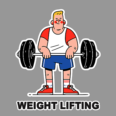 남자 스포츠 일러스트 근육 표정 건강 일상 운동 헬스 힘 헬스장 성장 역기 연습 체육관 역도 대회 하체운동 국내일러스트 AI파일 사람 라이프 파일형식 벡터