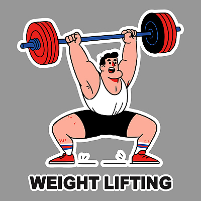 라이프스타일 남자 다이어트 일러스트 건강 운동 헬스 힘 헬스장 에너지 역기 몸무게 웨이트트레이닝 집중 연습 역도 근력 국내일러스트 AI파일 스포츠 컨셉 사람 생활 파일형식 벡터