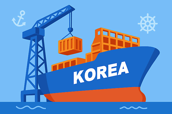 산업 바다 일러스트 모션 하늘 한국 경제 상자 항구 화물 운송업 작업 컨테이너 기중기 물류 대형 선박 국내일러스트 AI파일 아시아 수상교통 교통시설 중장비 파일형식 벡터