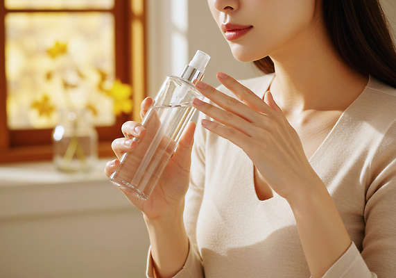 JPG 편집이미지 여자 아침 건강 뷰티 화장품 방 상품 편안함 피부 피부관리 주말 스킨케어 뷰티풀 의료성형뷰티 편집실사 AI인물포토 AI콘텐츠 주간 사람 신체부위 감각 CG 파일형식 AI포토